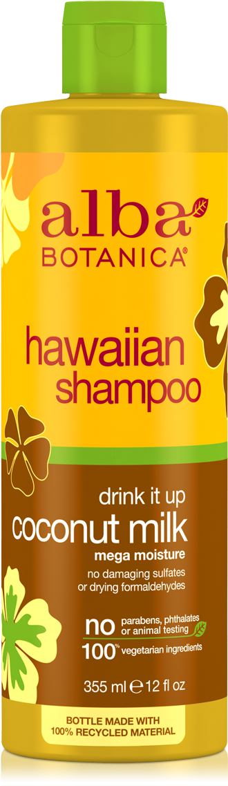 Alba Botanica Hawaiian Coconut Milk Shampoo PNG image