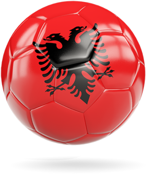 Albanian Flag Soccer Ball PNG image