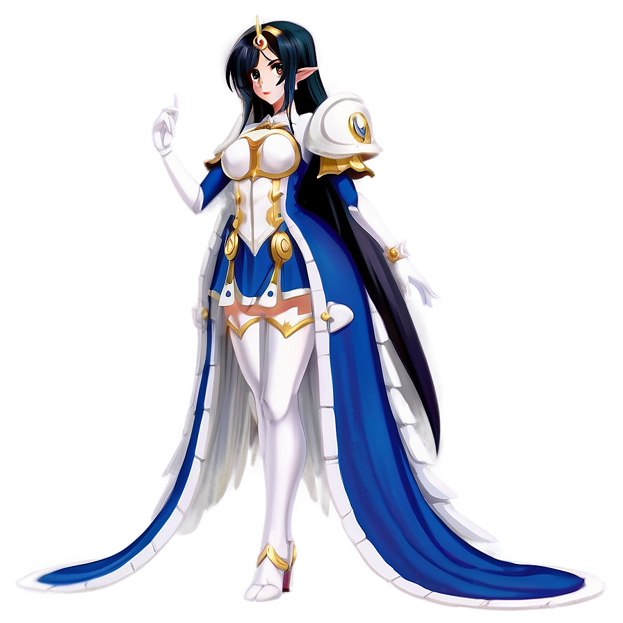 Albedo Elegant Pose Png Ppf85 PNG image