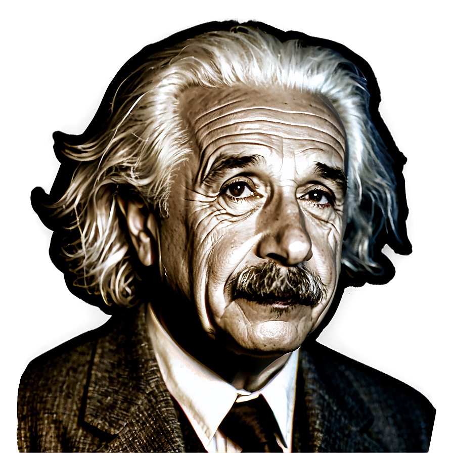 Albert Einstein C PNG image