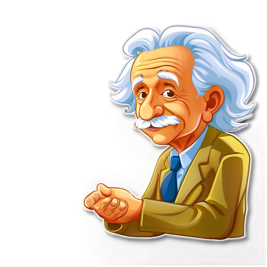 Albert Einstein Cartoon Png 38 PNG image