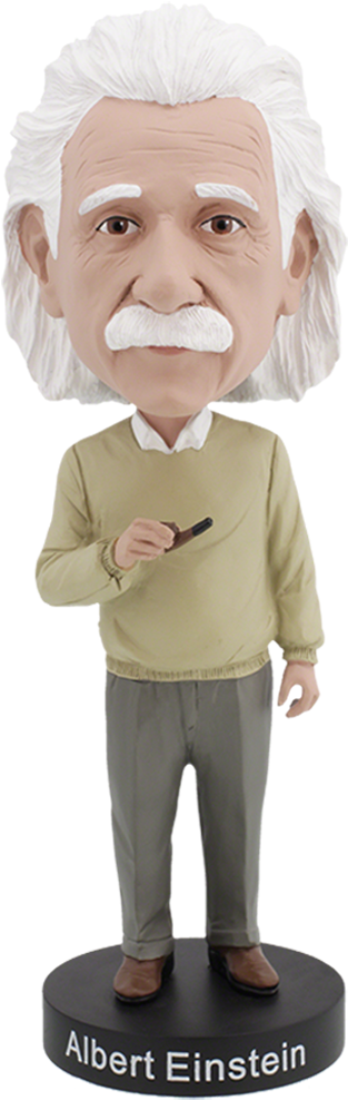 Albert Einstein Figurine PNG image