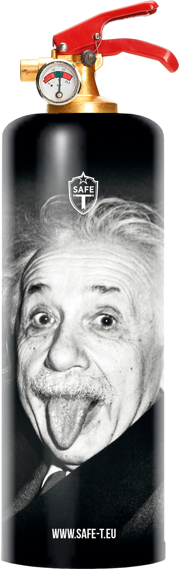 Albert Einstein Fire Extinguisher PNG image