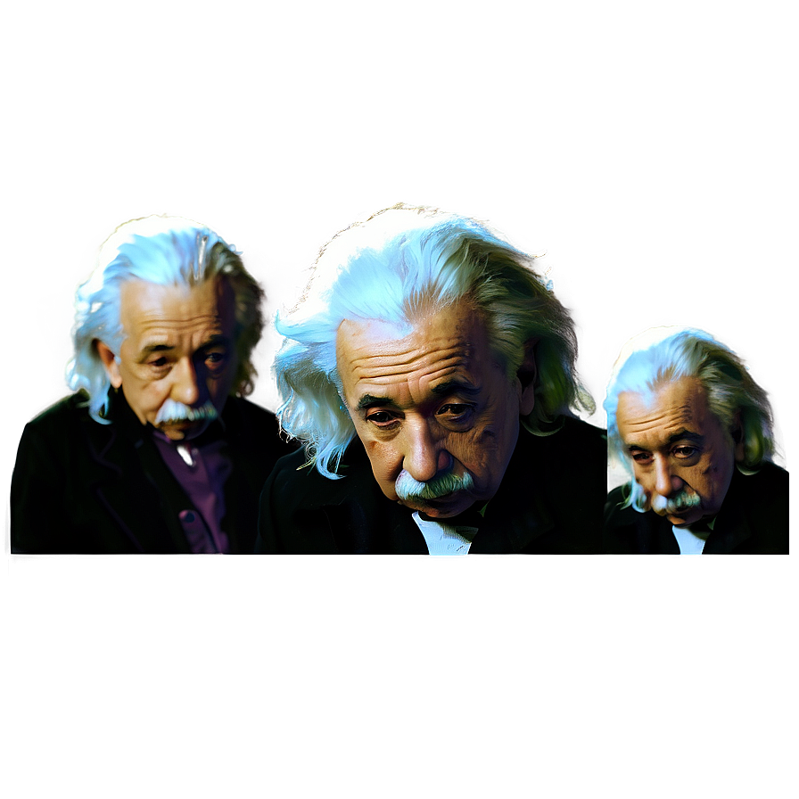 Albert Einstein Silhouette Png 06122024 PNG image