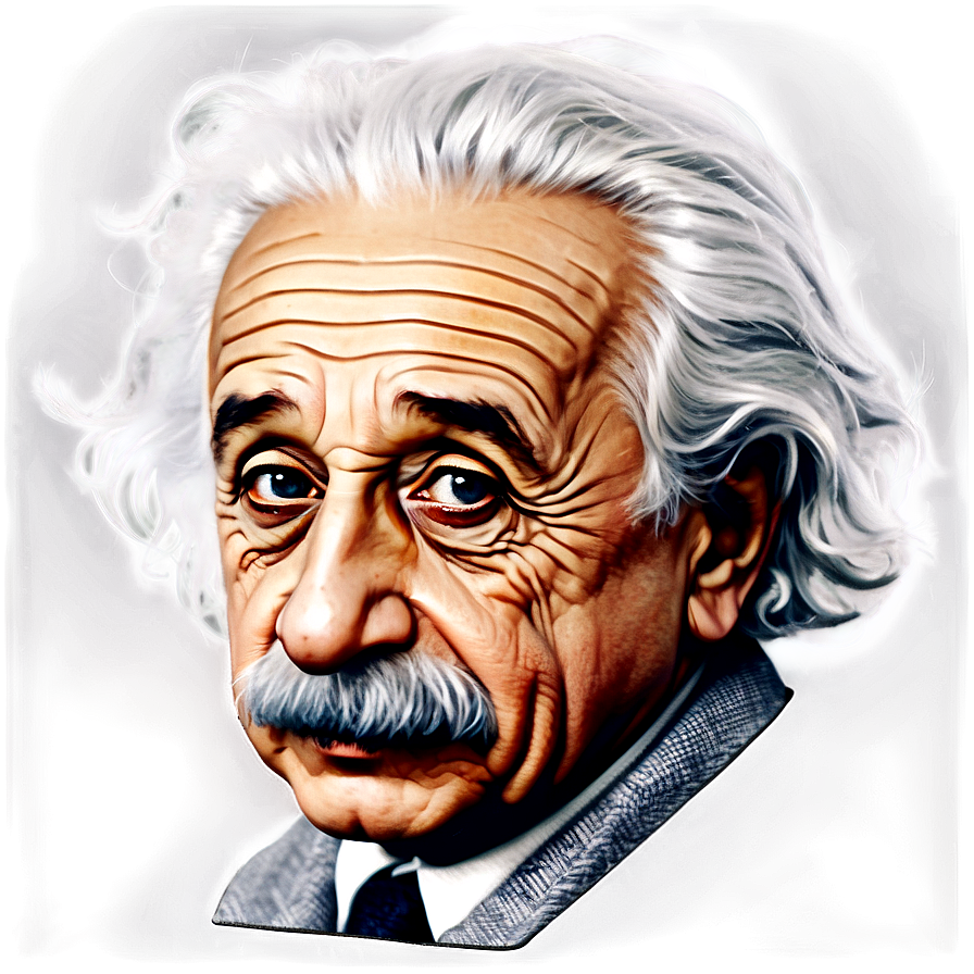 Albert Einstein Vintage Stamp Png Hct56 PNG image