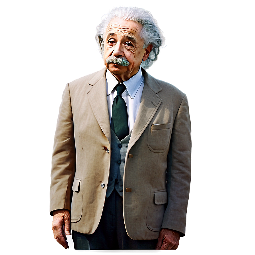 Albert Einstein Watercolor Art Png 06122024 PNG image