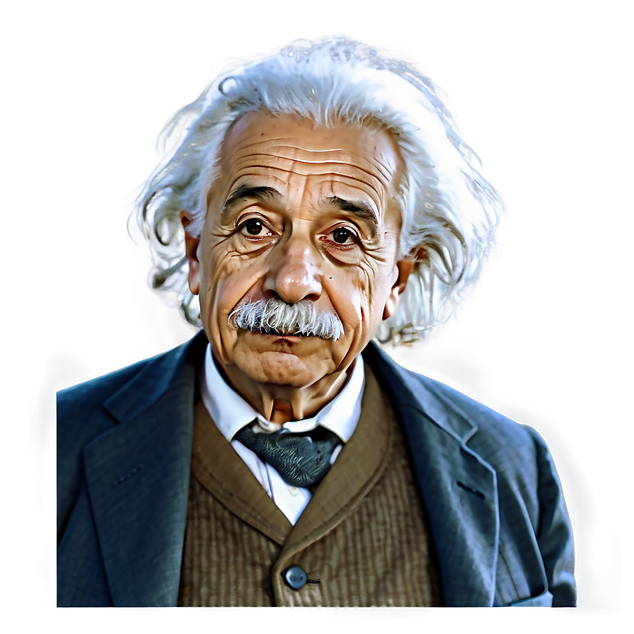 Albert Einstein Watercolor Art Png Mep PNG image