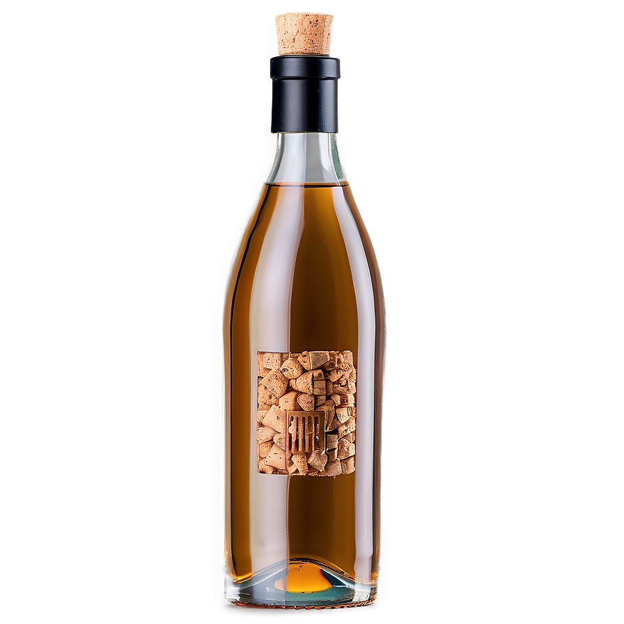 Alcohol Bottle With Cork Png 06122024 PNG image