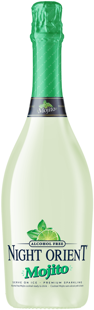 Alcohol Free Night Orient Mojito Bottle PNG image