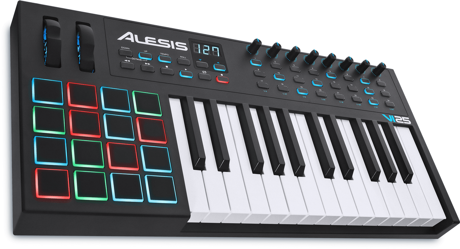 Alesis V25 M I D I Keyboard Controller PNG image