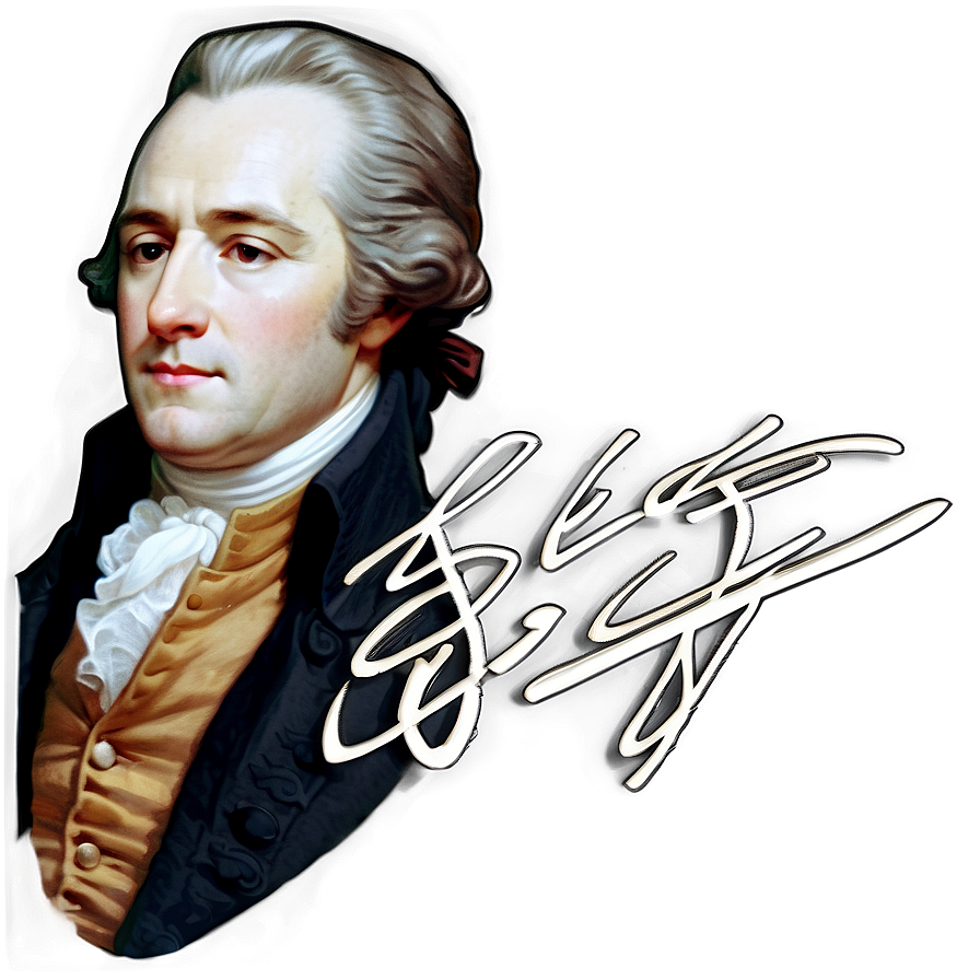 Alexander Hamilton Signature Png 24 PNG image