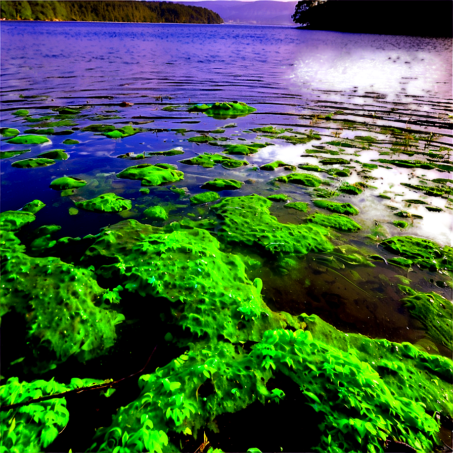 Algae In Lake Png 06212024 PNG image