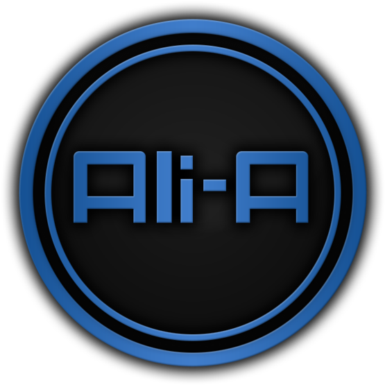 Ali A Blue Circle Logo PNG image