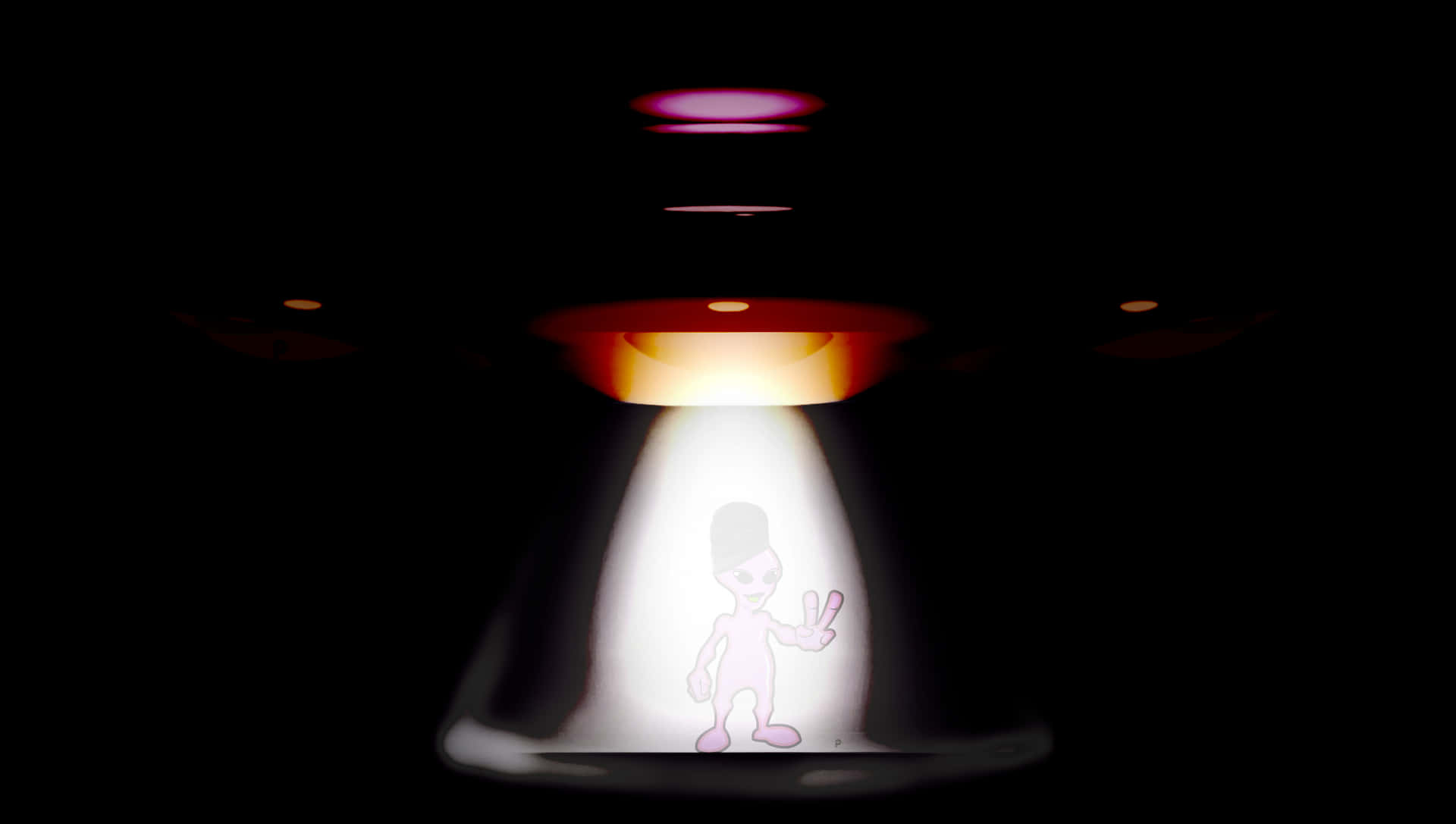 Alien Abduction U F O Illustration PNG image