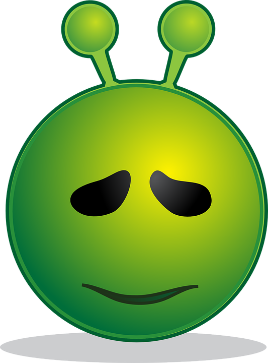 Alien Emoji Expression PNG image