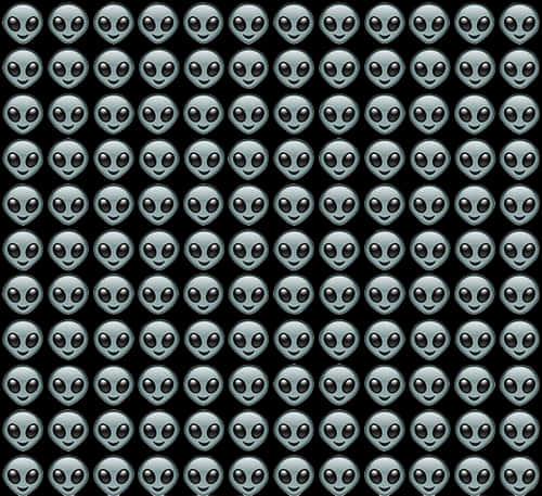 Alien_ Emoji_ Pattern_ Background PNG image
