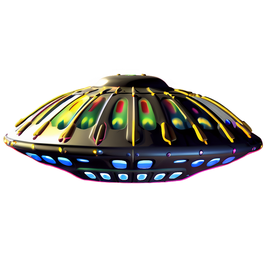 Alien Tech Flying Saucer Png 06202024 PNG image