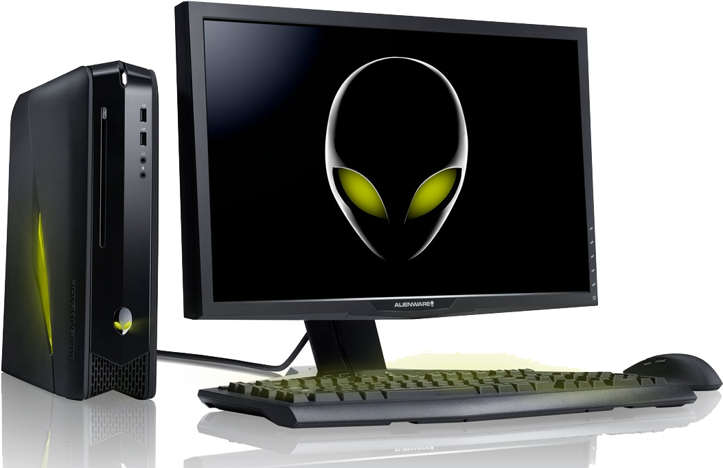 Alienware Gaming Setup PNG image