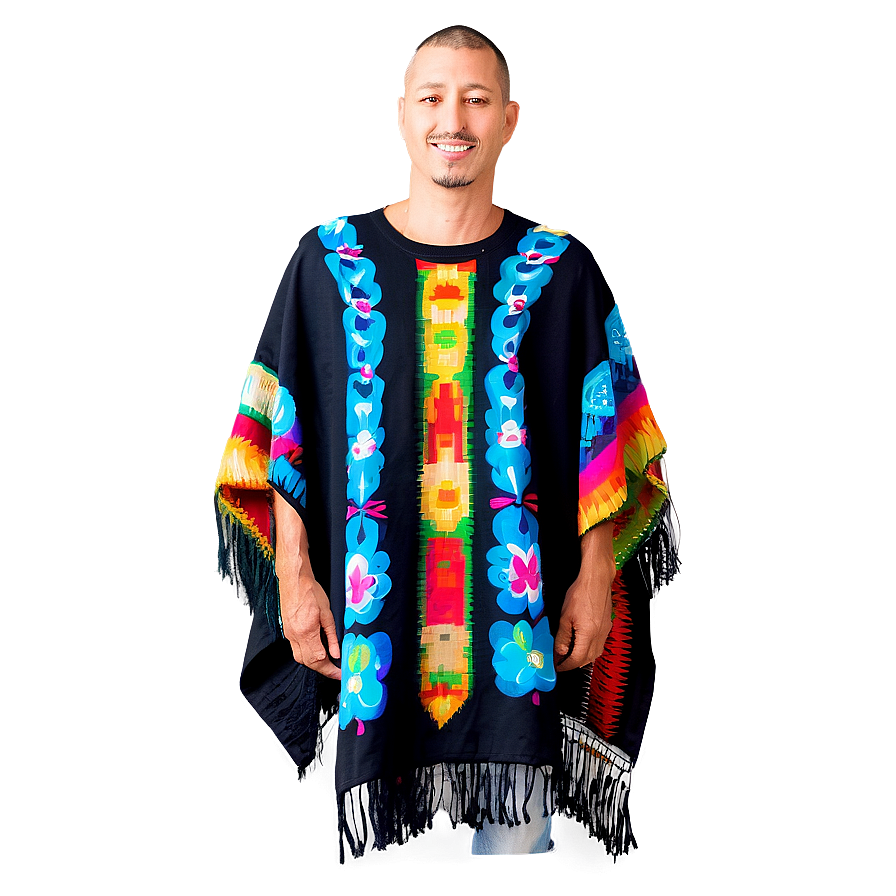 All-purpose Mexican Poncho Png 12 PNG image