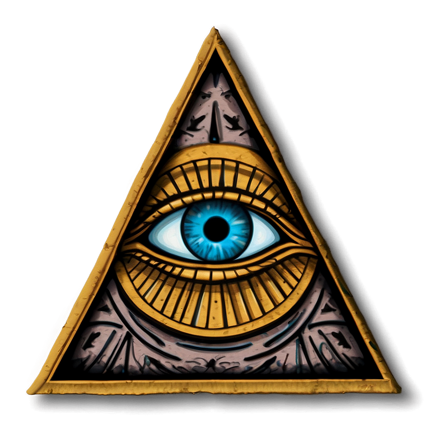 All Seeing Eye Hand Drawn Png 06212024 PNG image