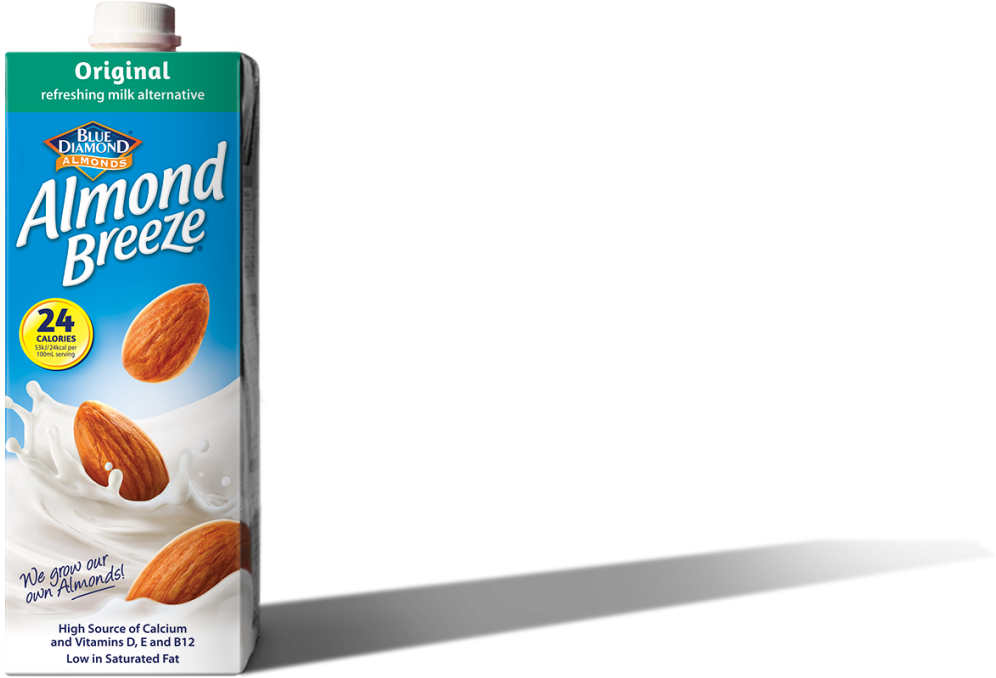 Almond Breeze Milk Alternative Packaging PNG image