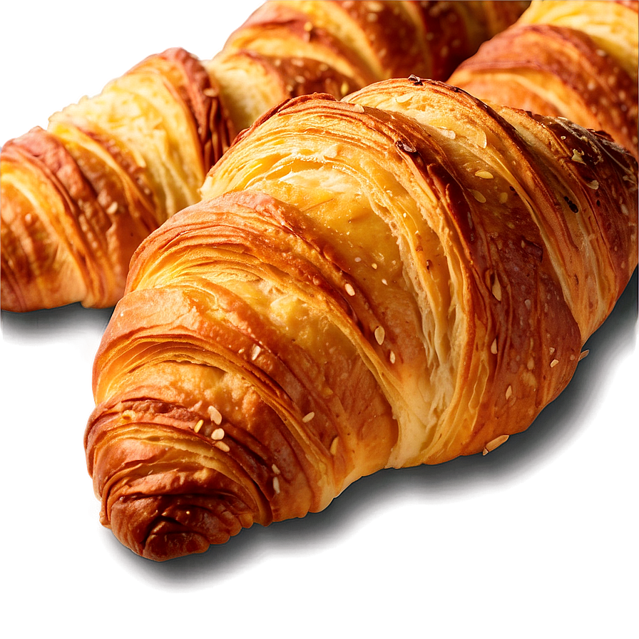 Almond Croissant Breakfast Png 25 PNG image