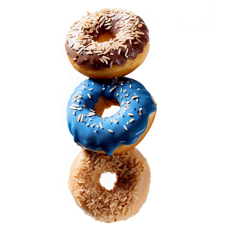 Almond Crunch Donut Png 05232024 PNG image
