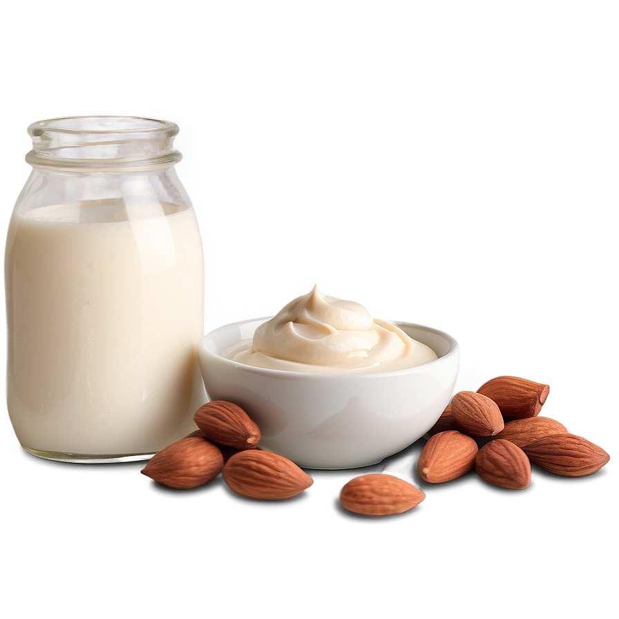 Almond Milk Dessert Png 61 PNG image