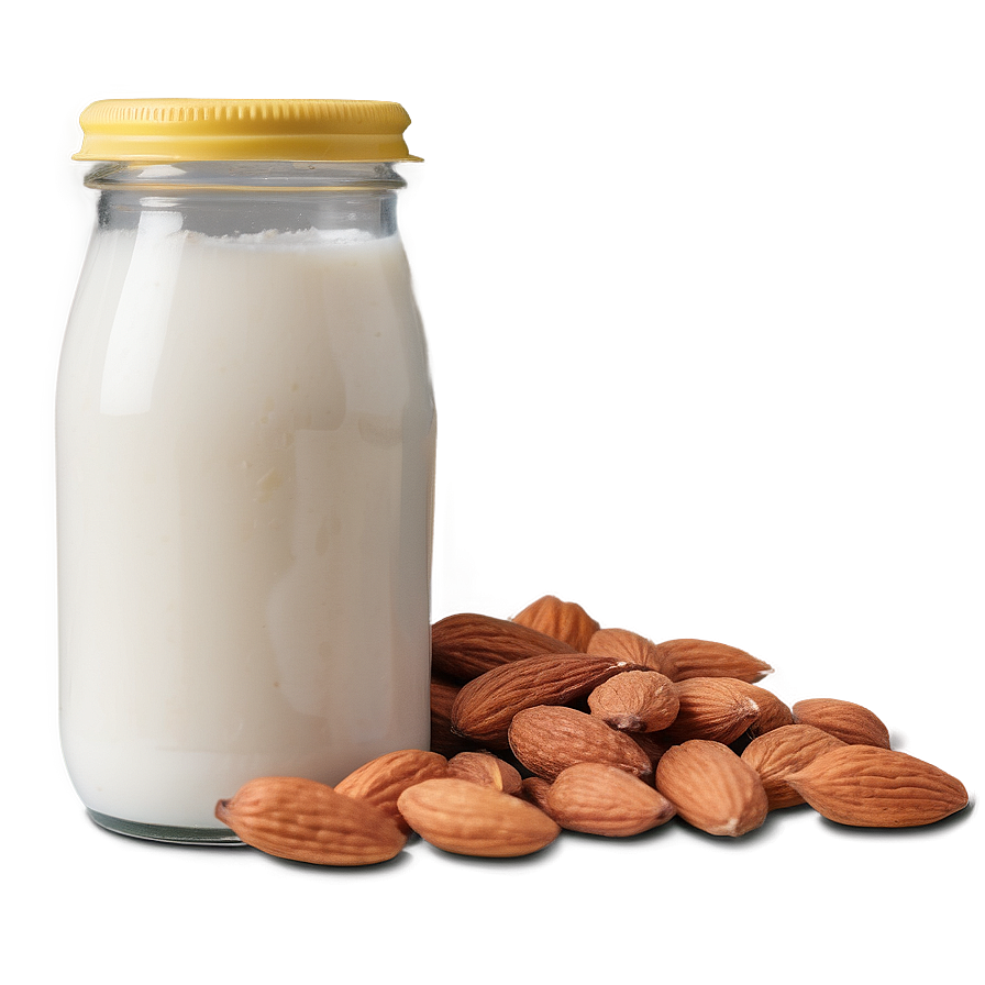 Almond Milk On A Budget Png Xtj PNG image