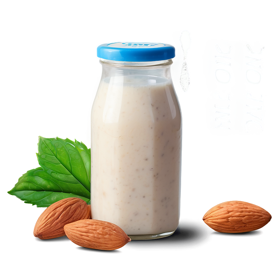 Almond Milk Snack Png Sjm PNG image