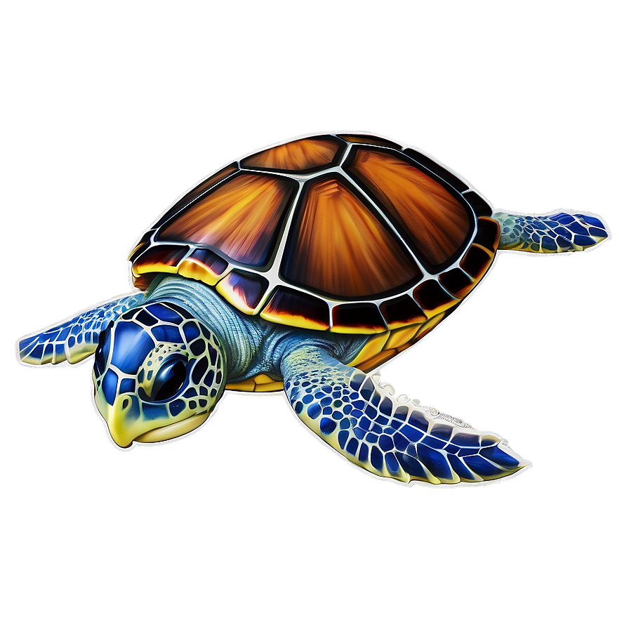 Aloha Turtle Graphic Png Mot18 PNG image