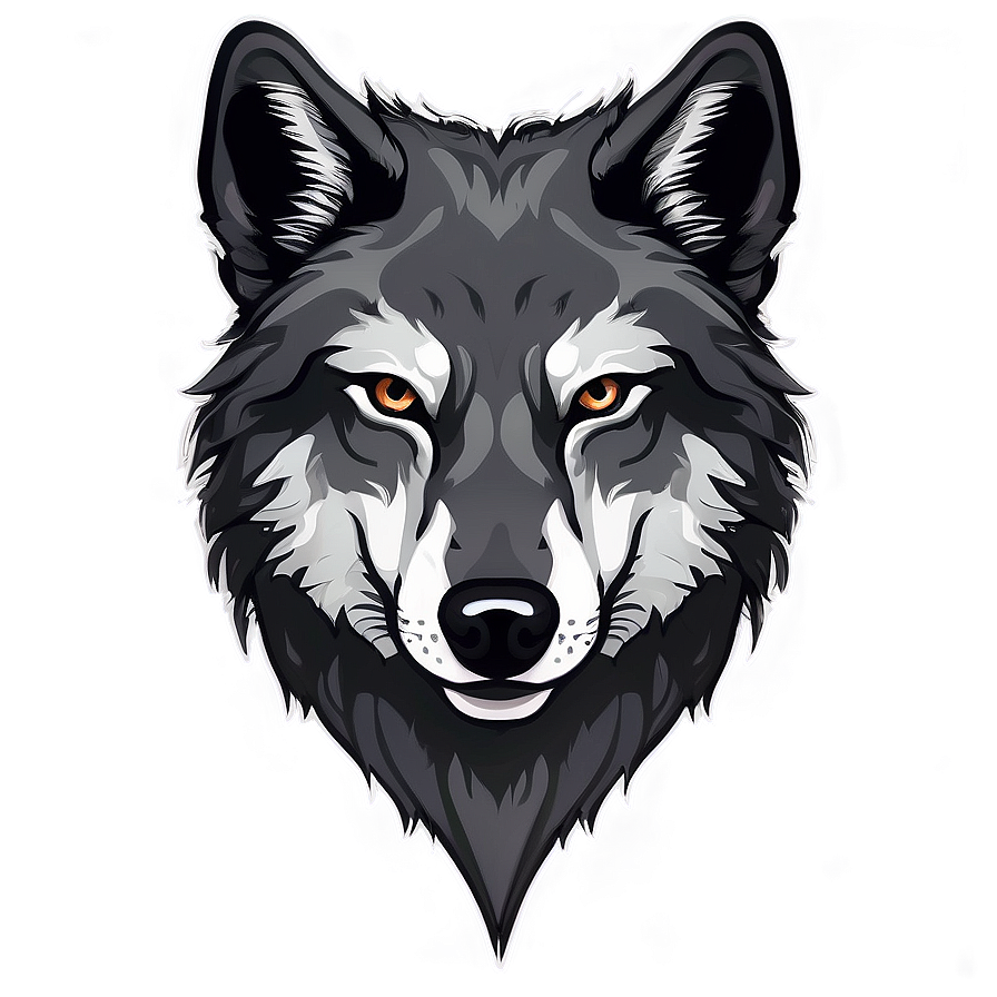 Alpha Wolf Face Leadership Emblem Png 11 PNG image