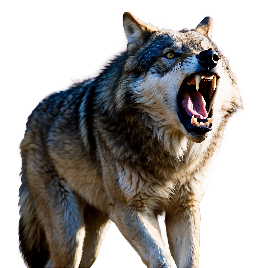 Alpha Wolf Growling Image Png 86 PNG image