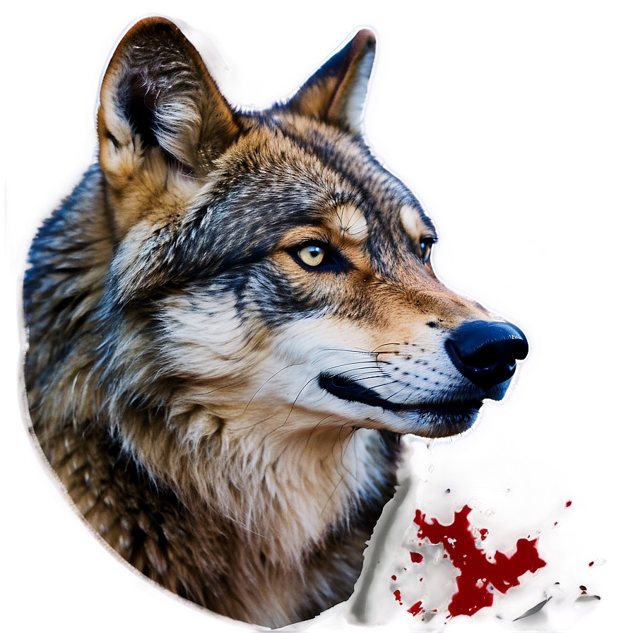 Alpha Wolf Growling Image Png Igb8 PNG image