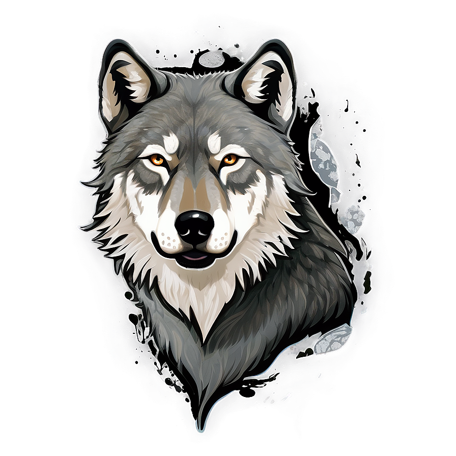 Alpha Wolf Illustration Png 87 PNG image