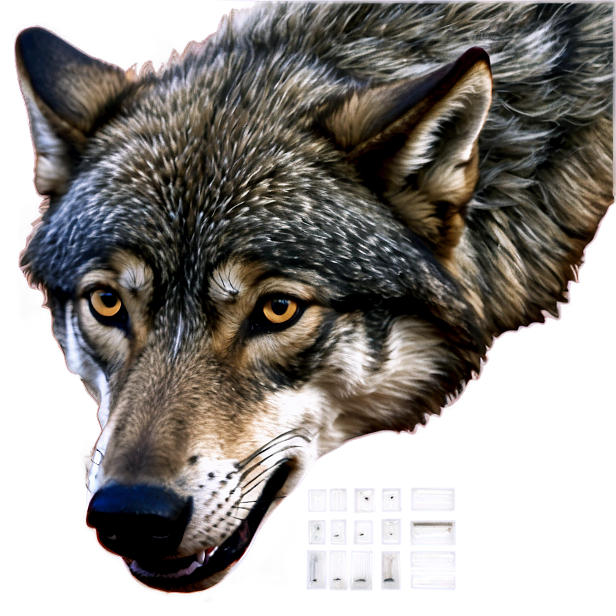 Alpha Wolf Portrait Png 60 PNG image