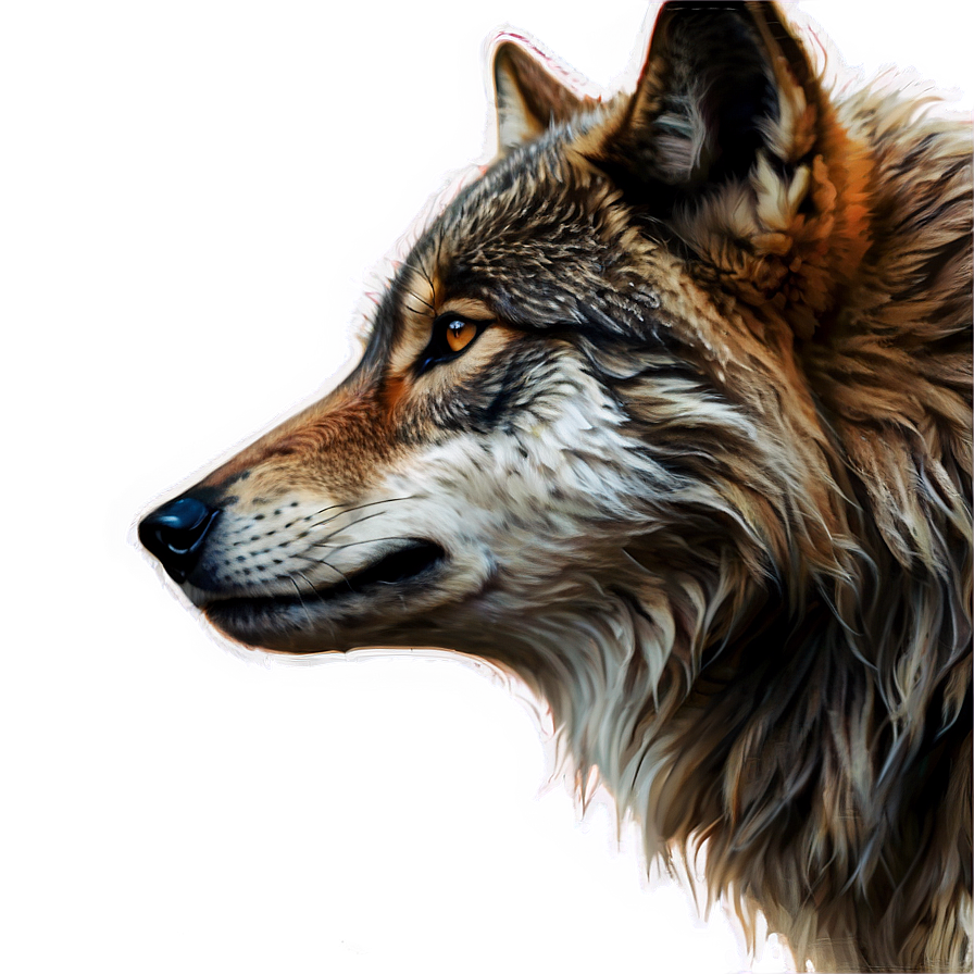 Alpha Wolf Profile View Png Rpr PNG image