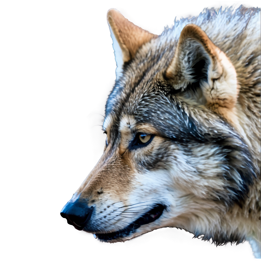 Alpha Wolf Stalking Prey Png 06292024 PNG image