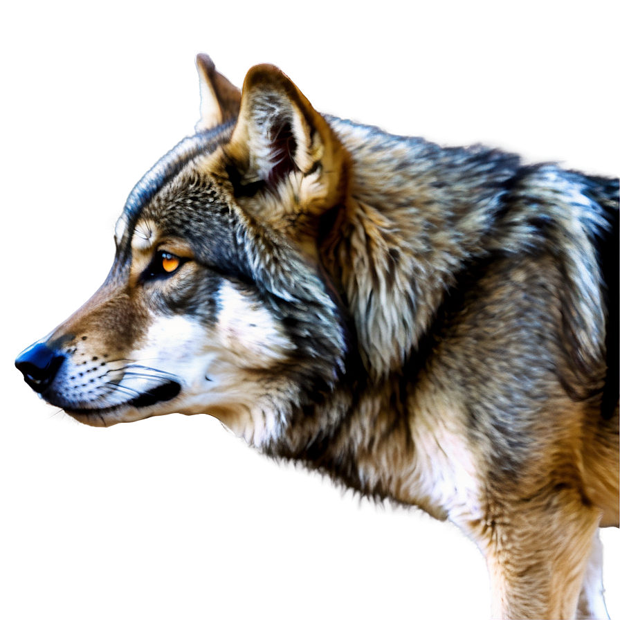 Alpha Wolf Stalking Prey Png 18 PNG image