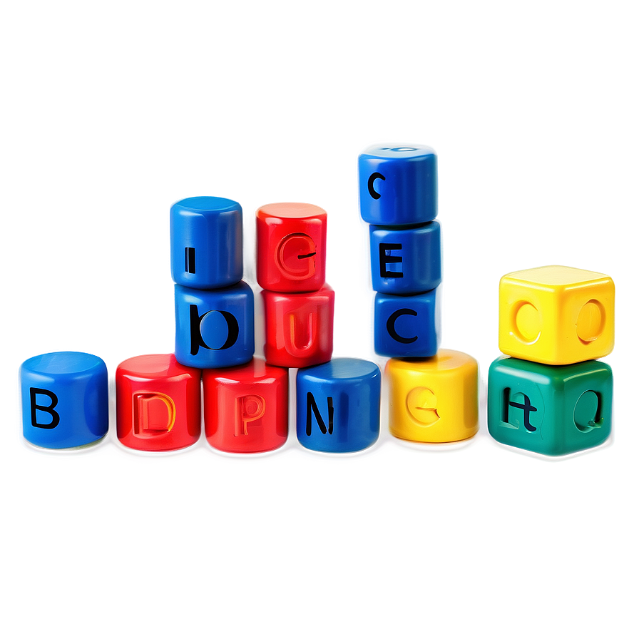 Alphabet Learning Blocks Png 06132024 PNG image