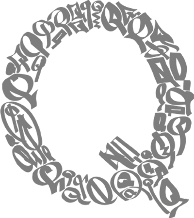 Alphabet Letter Q Design PNG image