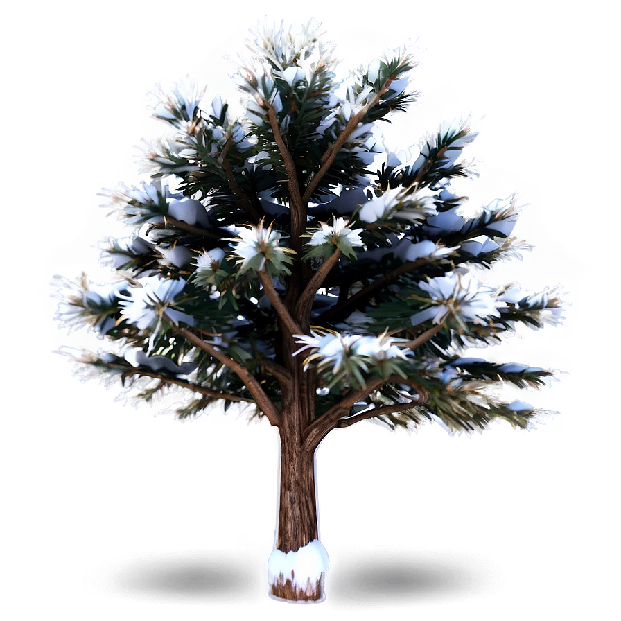 Alpine Snow Tree Png 79 PNG image