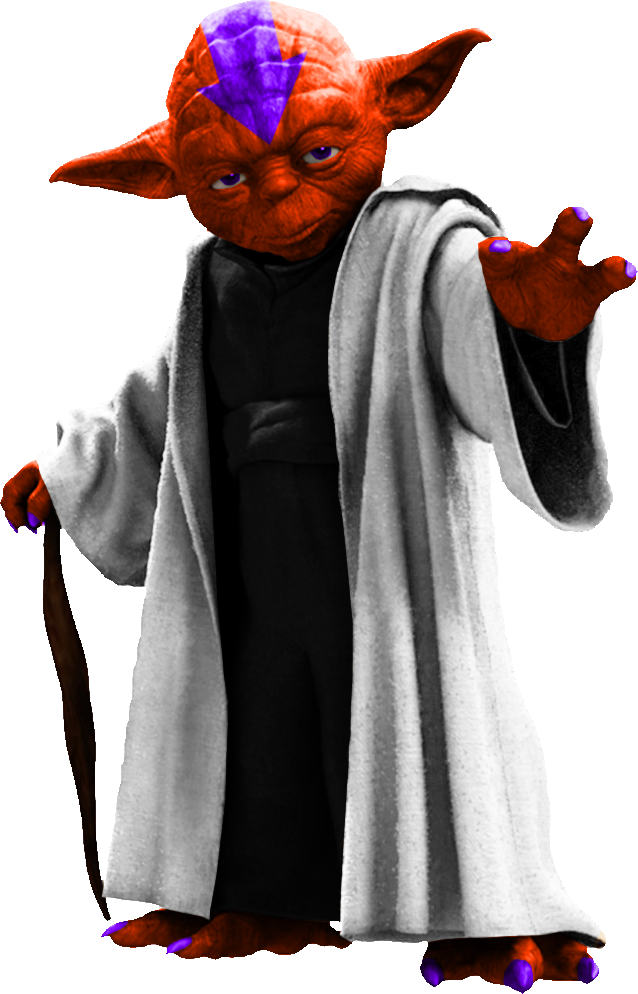 Altered Yoda Fan Art.png PNG image