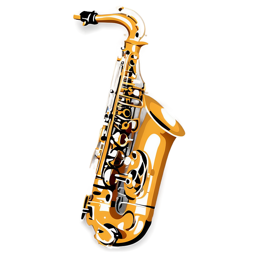 Alto Saxophone Clipart Png 06282024 PNG image