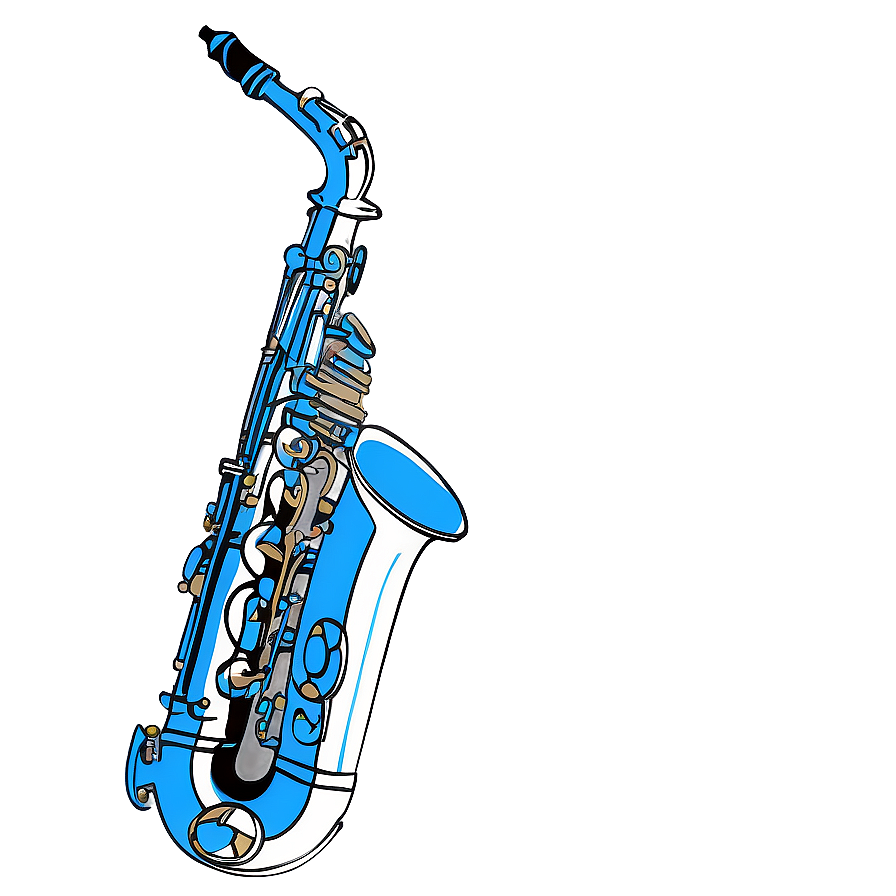 Alto Saxophone Outline Png 62 PNG image