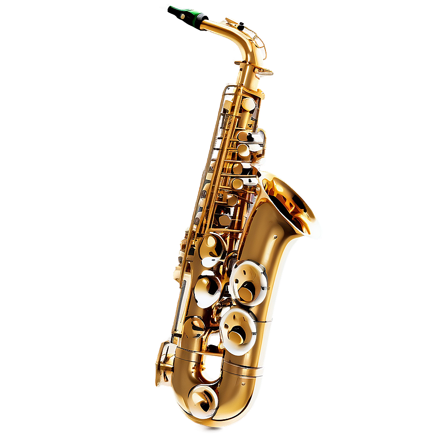 Alto Saxophone With Headphones Png Cyl47 PNG image