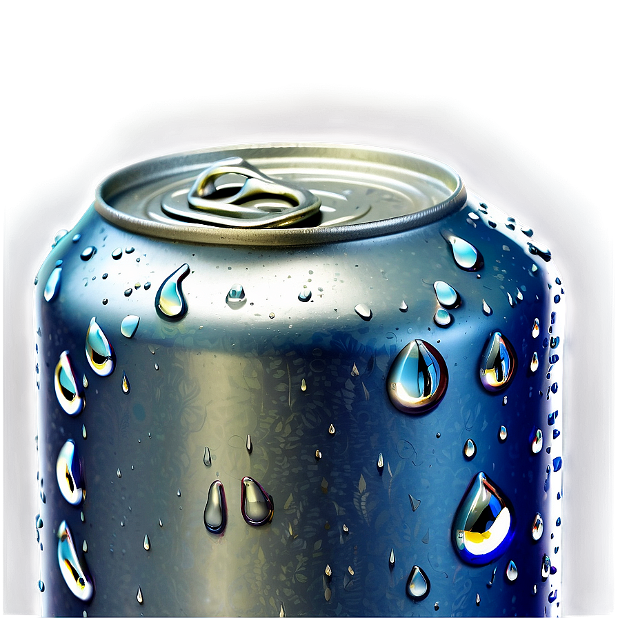 Aluminum Can With Drops Png 06252024 PNG image