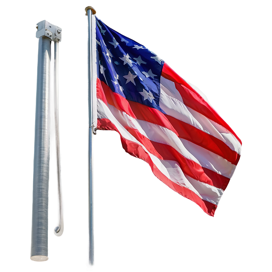 Aluminum Flagpole Details Png 06212024 PNG image