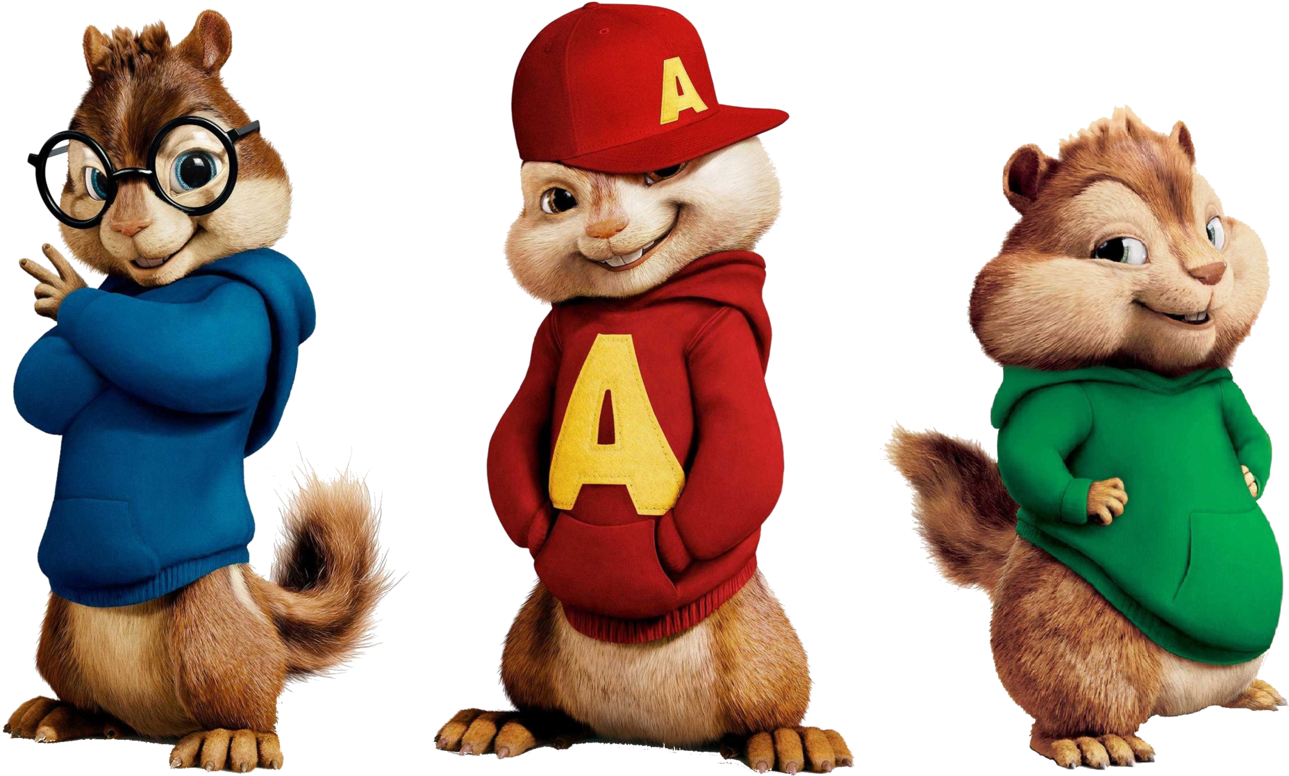 Alvin_and_the_ Chipmunks_ Characters PNG image