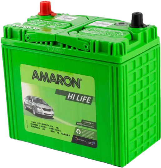 Amaron Hi Life Car Battery PNG image